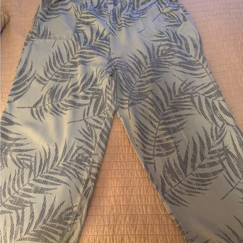 Jane & Delancey Wide Leg Blue Pants - Picture 6 of 9
